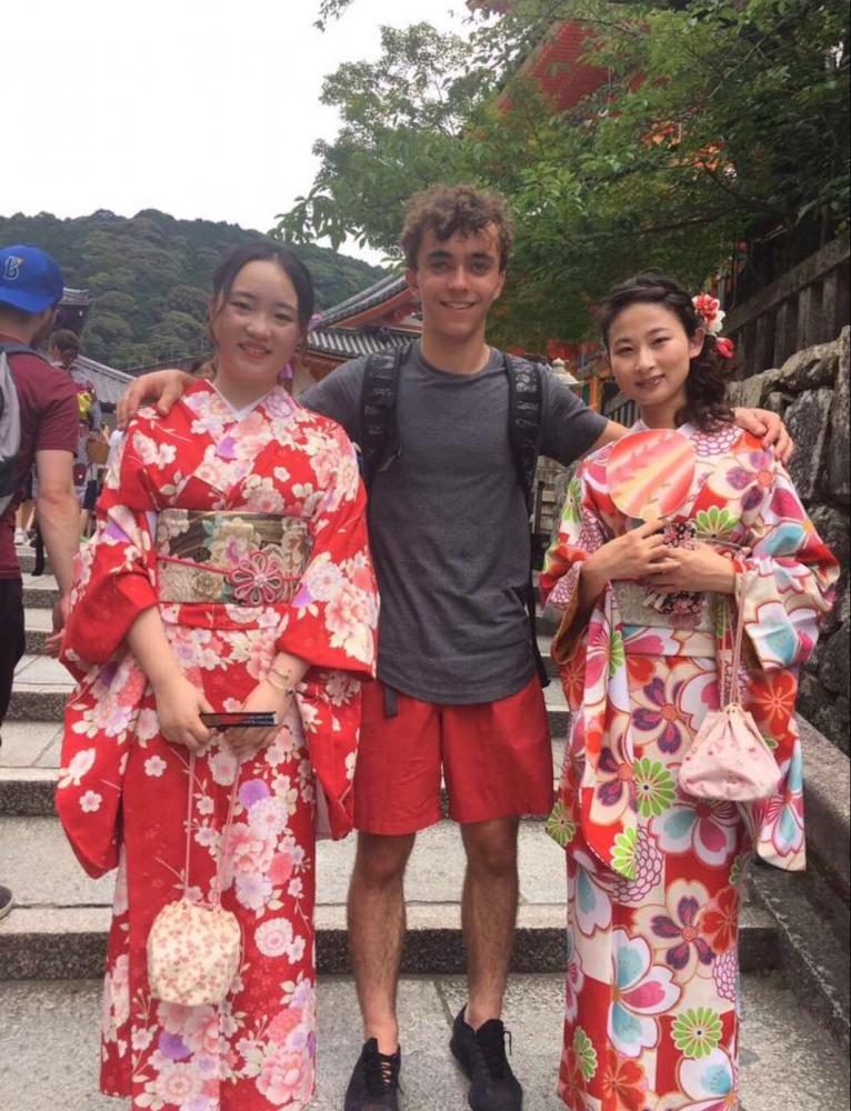 Dawson+Durig+visits+Japan