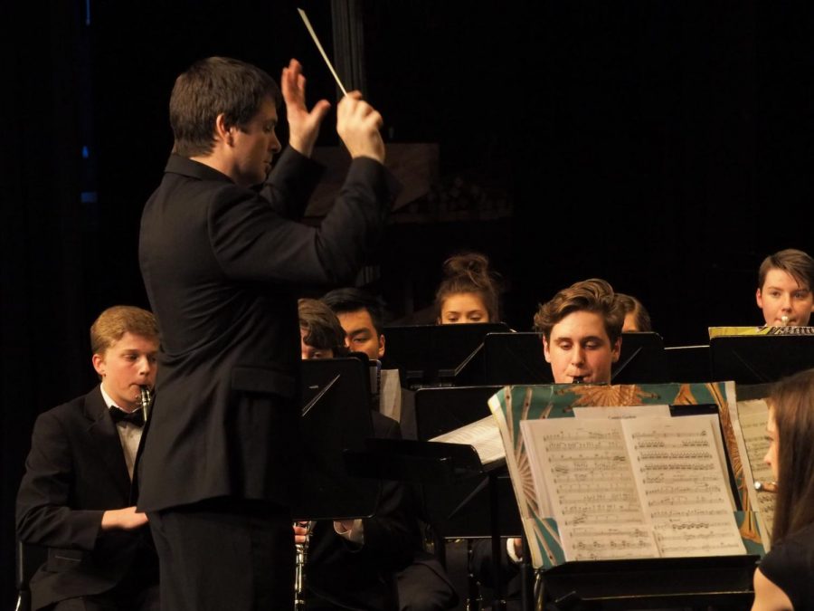 Mr.+Davies+conducts+the+symphonic+band.++Tuesdays+concert+showcased+our+diversity+of+talent.