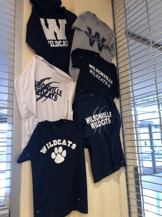 Image of current items in student store