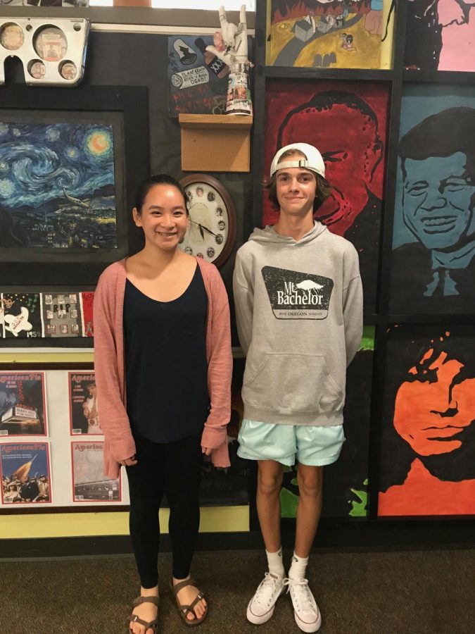 Pictured above is Anthea Goh and Cole Terry, both whom are taking AP Human Geo this year.