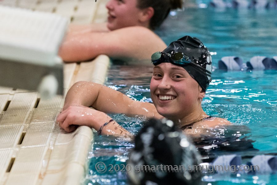 Tatum Hagen after completing the 500-yard freestyle.