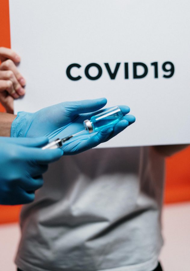 An artistic representation of what the COVID-19 vaccine may look like in injection form. 