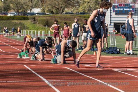 First 200m race for Wilsonville of the season at home against Milwaukie.
