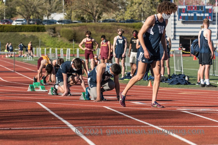 First+200m+race+for+Wilsonville+of+the+season+at+home+against+Milwaukie.