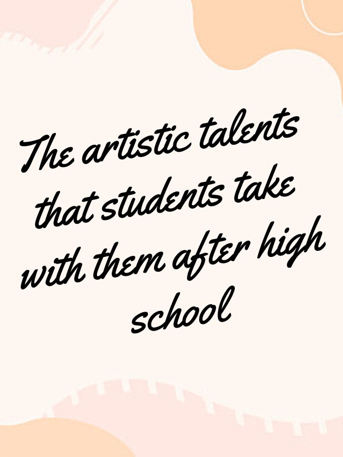 Art is something that a person can do throughout their life, in many different areas. Graphic design is one of the career paths that can be taken if one is interested in continuing their artistic journey after high school.