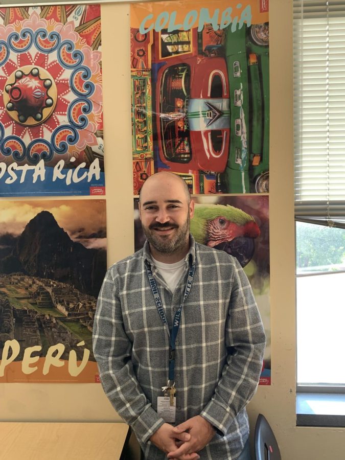 Mr. Smeraglio is the new spanish teacher. He is excited to begin teaching.