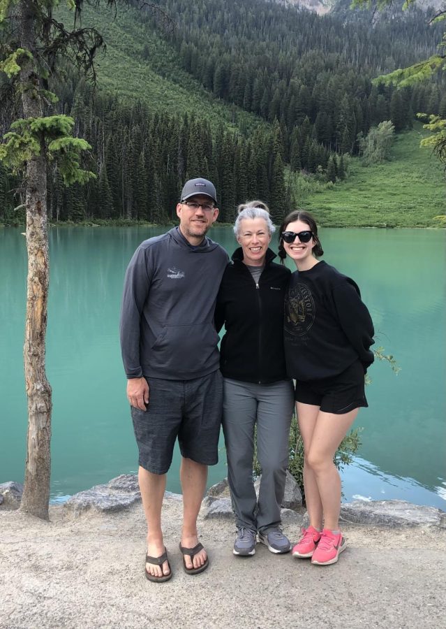 Ms. Molatore enjoying her vacation over the summer with her family in Canada. All of them got the chance to relax before the school year started. 