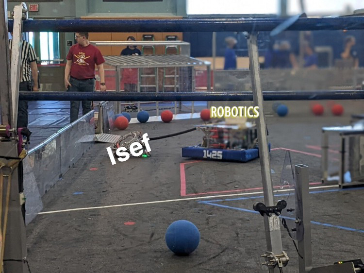 A depiction of how the poll ,went with robotics taking the win. Both activities are popular among students.