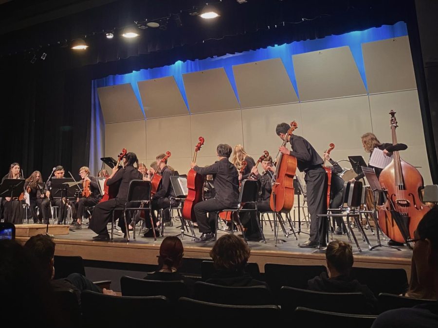 This showcases the high school strings orchestra. Amazing group of musicians, who will continue to amaze the audience in their performances.