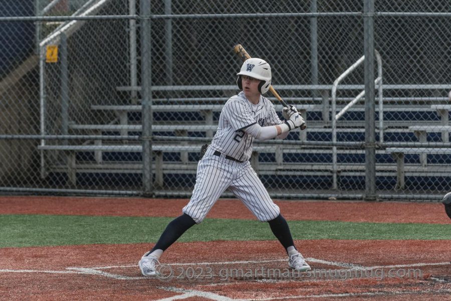 Berkley+Reents+gets+ready+to+hit+a+pitch+in+a+2-0+victory+over+Hillsboro.+Reents+helped+lead+a+Wilsonville+offense+that+mustered+just+enough+offense+in+the+6th.