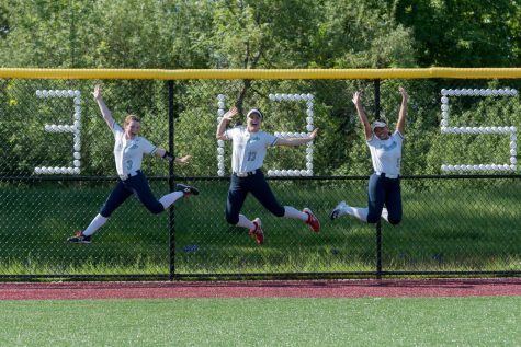 Wildcat seniors pictured above, jumping for joy. They and their teammates are hoping Friday wont be their last game.