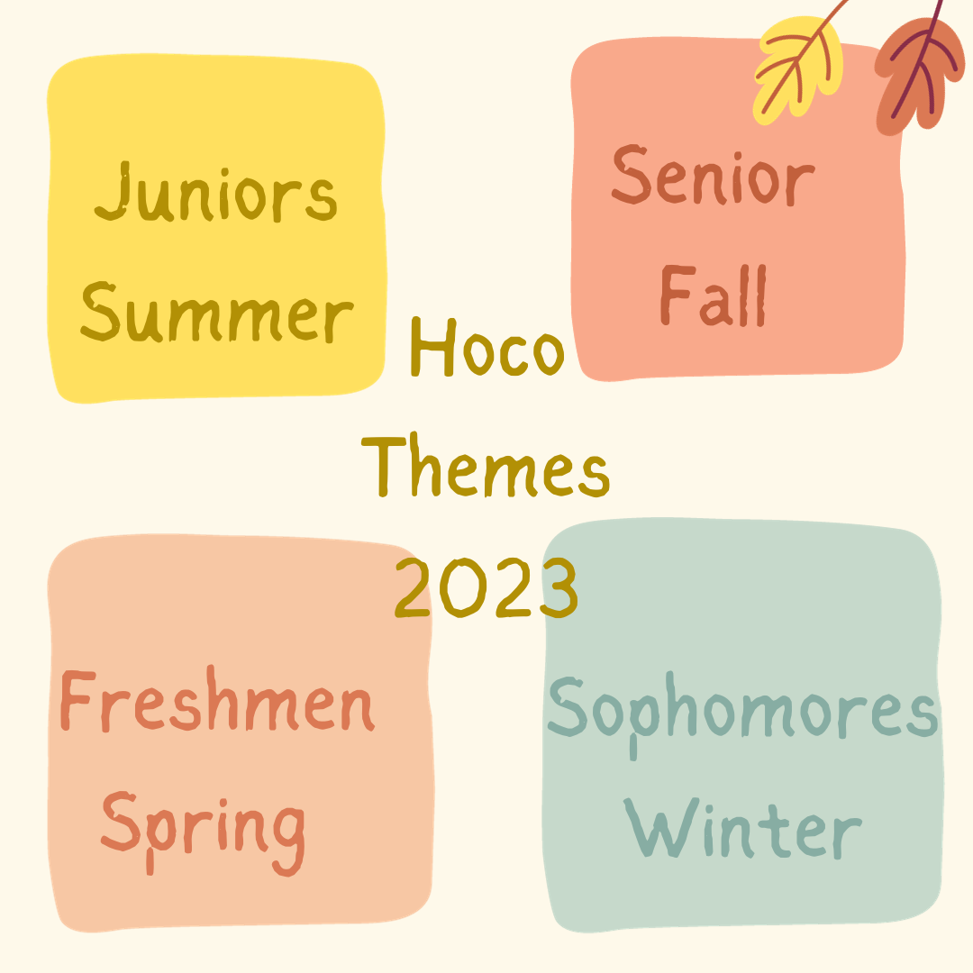 The themes this year were picked based on seniority. The seniors got first pick and they chose Fall. 