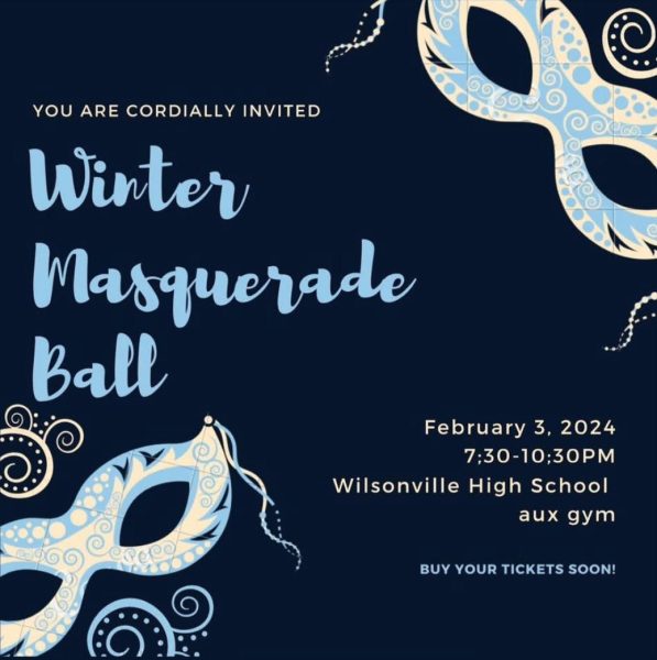 Winter formals flyer goes up for students to see. Many have expressed an excitement for the new theme. Photo provided by the Leadership Class.