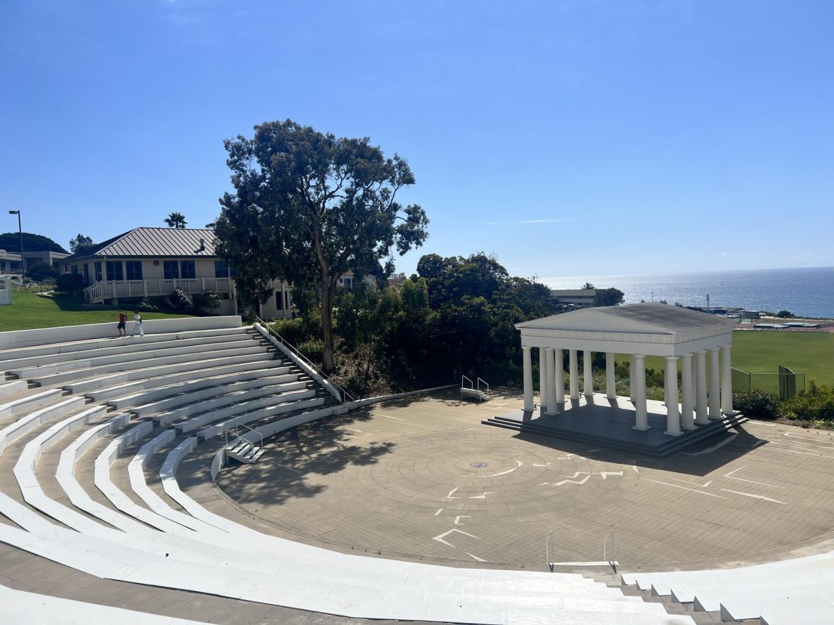 Point Loma Nazarene University (PLNU) is known largely for their uniquely structured outdoor auditorium, The Greek. In addition to the student community, people of the city travel to watch the sunset, as its directly beside the ocean.