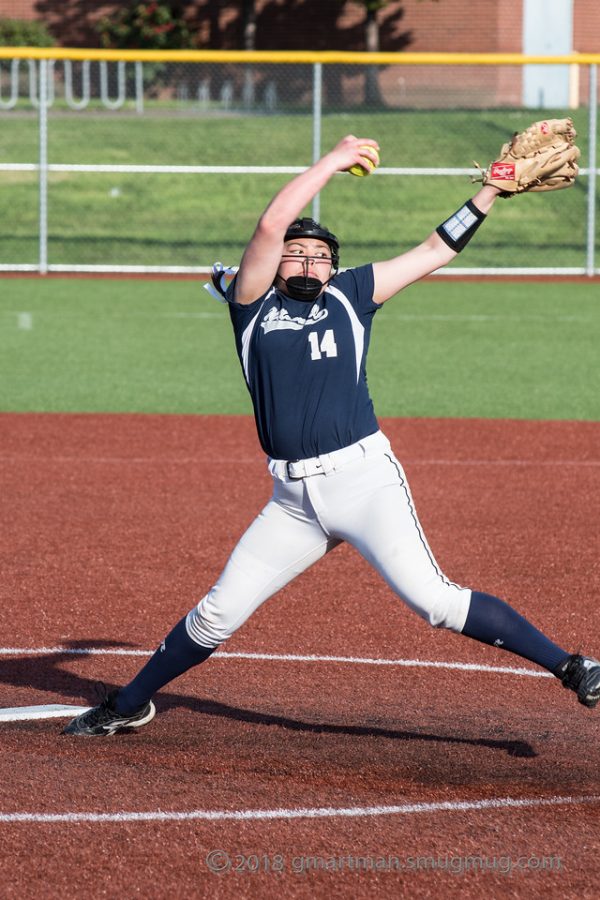 Sandy hosts the Wilsonville softball team