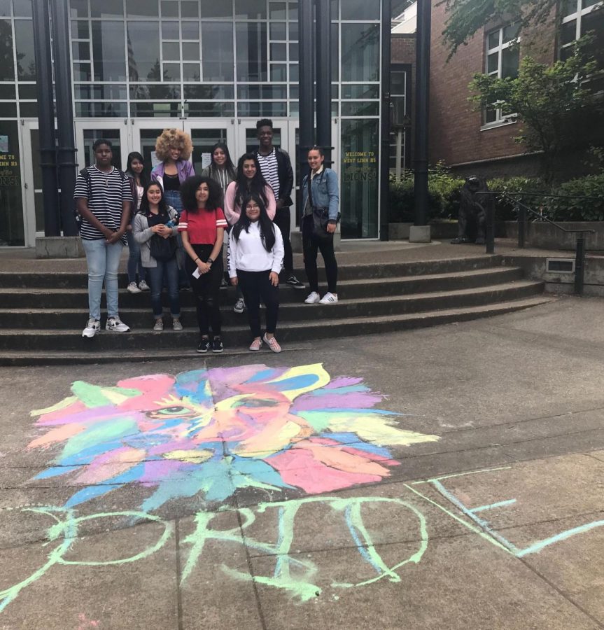 MECHA and BSU attend  West Linn's unity day