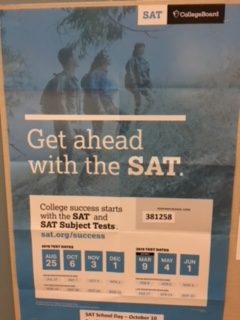 PSAT/SAT Info for next Wednesday