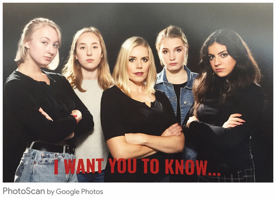 'I Want You to Know' A photo of Maya Previs, Sam Wettstein, Lisa Burns, Elle Berry, and Athena Lackides.