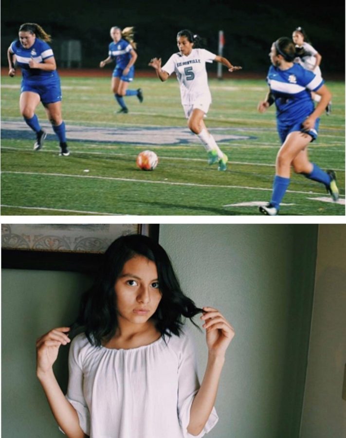 Araxi Tejeda-Martinez, student at Wilsonville High School. She will be balancing soccer and AP classes this year.