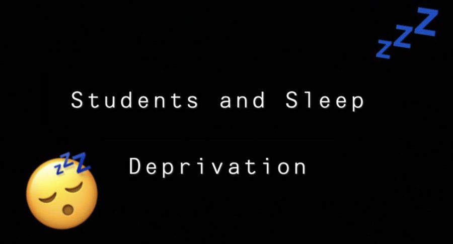 Emoji's represent sleep or the lack there of. Due to a busy schedule, many students do not get the recommended amount of sleep. 