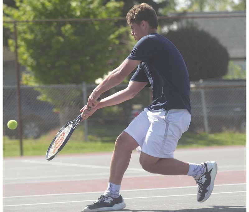 Jack Roche during Hillsboro meet on 4/9. 

PC: Greg Artman