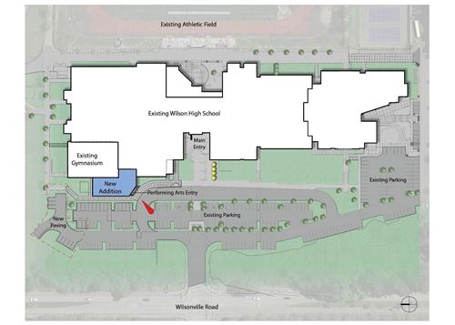 Only one exit just isn't enough for this giant high school filled with new drivers.