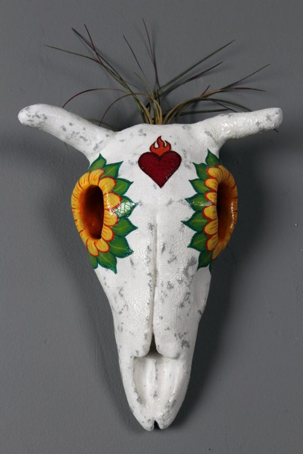 Cole Eagle's piece titled “The Little Deer," with painted decoration inspired by the Day of the Dead.