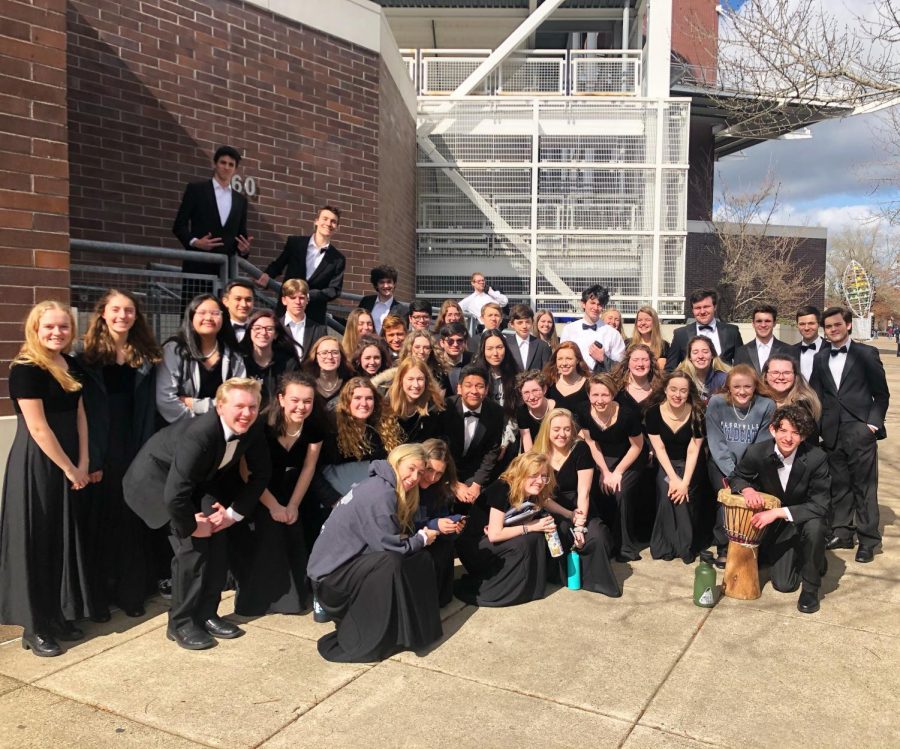 The Symphonic Choir at Oregon State University. State qualifiers was held at OSU on March 3rd.