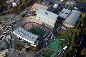 Pictured above is Husky Stadium, where the controversial game took place.