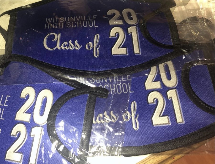 The Wilsonville High School Class of 2021 has had to deal with losing a lot, however finding ways to celebrate has become a focal point. One family created 'Wilsonville High School Class of 2021 Masks.'