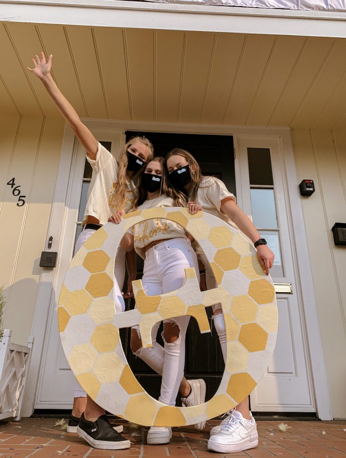 Lindsey Hartford on bid day. Hartford shares her experience joining her sorority at Oregon State University.