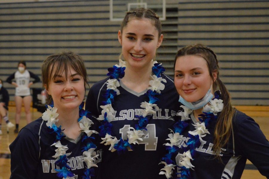 Wilsonville celebrated senior night on April 6th. They beat Oregon City on straight sets