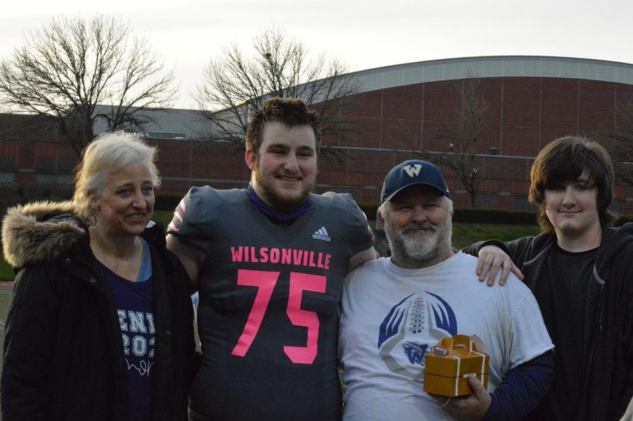 Aaron Wilcox and his family.