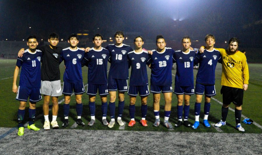 Boys Soccer defeat Scappoose on senior night