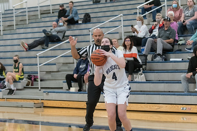 Grace Gatto shoots from 3 attempting to put the Lanncers away.