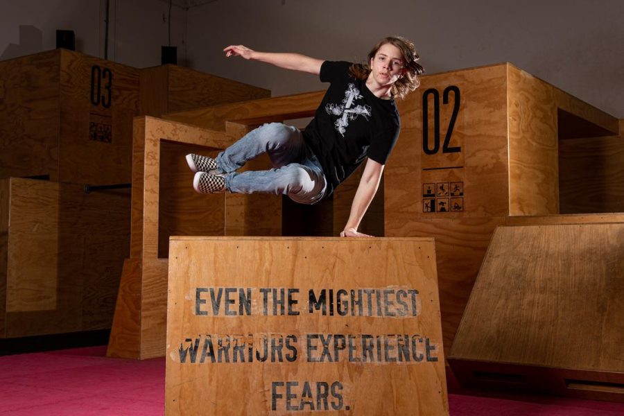 Parkour has grown popular with people of all ages. People go to specialized parkour gyms to train and hone their skills.