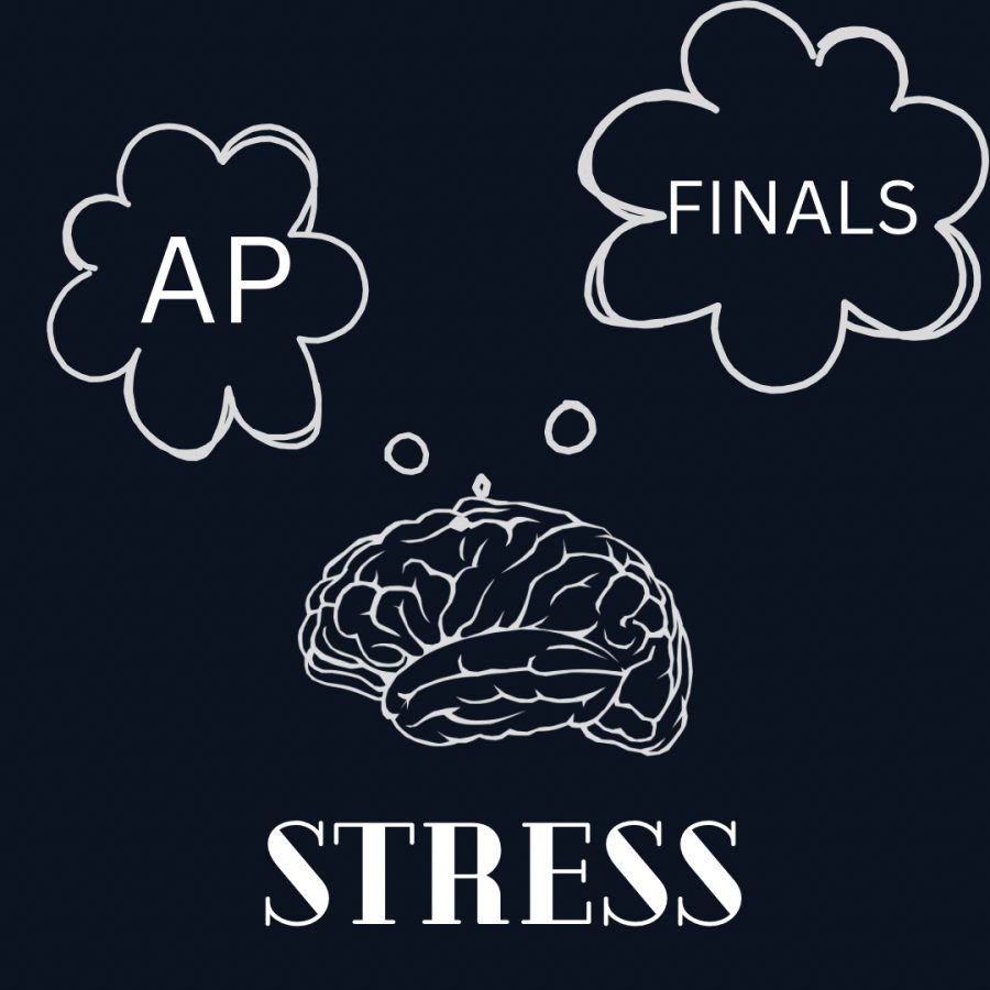 Students' brains are constantly thinking of more than one thing at a time like this one. Testing exemplifies stress levels for many.  