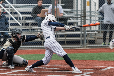 Junior Berkley Reents up top bat for the Wildcats. Wilsonville beat Canby 6-5 this game. 