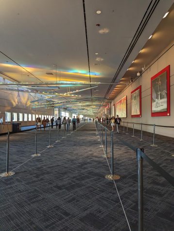 The long neverending halls of the convention center which the finalists traversed every day to get between judging, lunch, symposium sessions, and more!