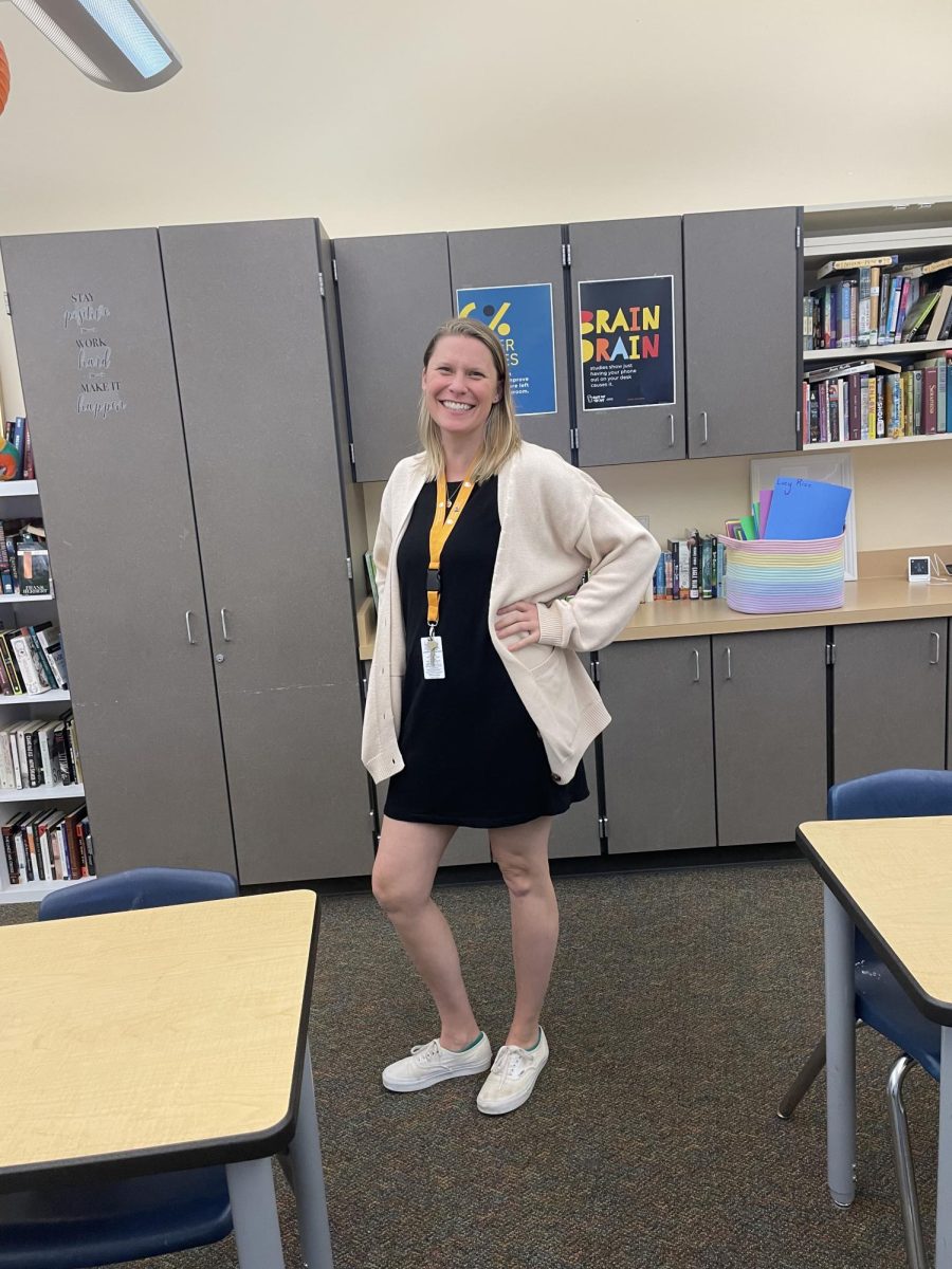 Ms. Kenzie in her new classroom!