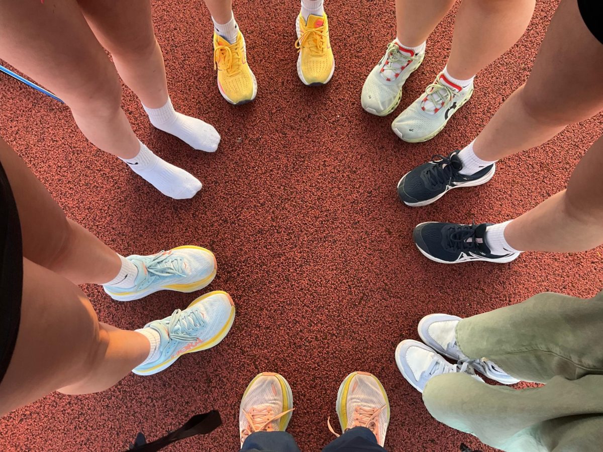 Friends all gather to be active together after school. A great way to relieve stress after a long day of learning. 