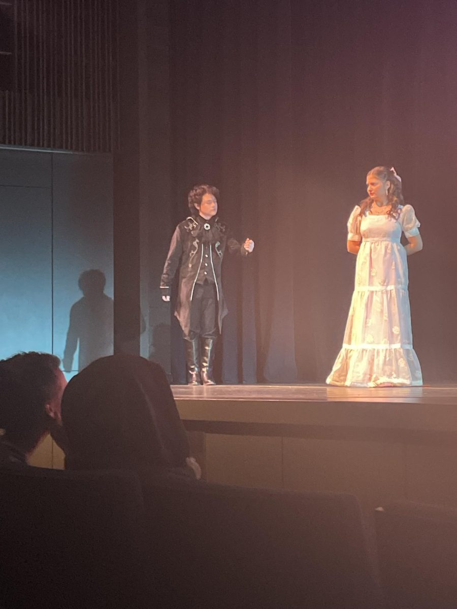 Xander Povey’s character, Colonel Brandon, has one of the play's first scenes. His character is in awe of Marianne Dashwood; however, she seems resistant to his courtship, which causes him sorrow throughout the upcoming scenes. 