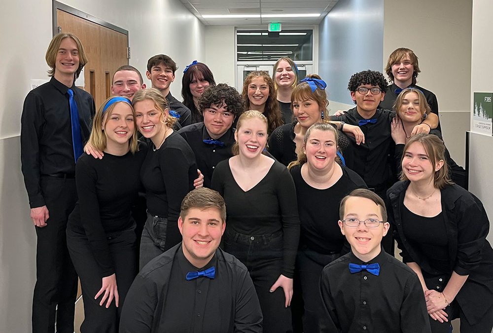 Soul'd Out, Wilsonville High School's acapella group smiles for the camera in 
 excitement for the Rose City Sing-Off. First participating in 2007, Soul'd Out anticipates this event for years to come!