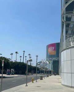 The ISEF Internationals event in Los Angeles, California. Students delve into the wonders and curiosities of ISEF while sharing their research with other people.