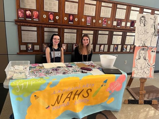 At the club, Vivian Ward and True Williams represented WHS’ National Art Honor Society. The club is advised by Ms. Escobar, and meets on Wednesdays in room 80.
