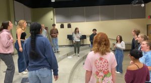 Soul'd Out meets in the choir room in the morning to practice their music. Harmonies and melodies strike together when they sing, creating a symphony of musical talent.