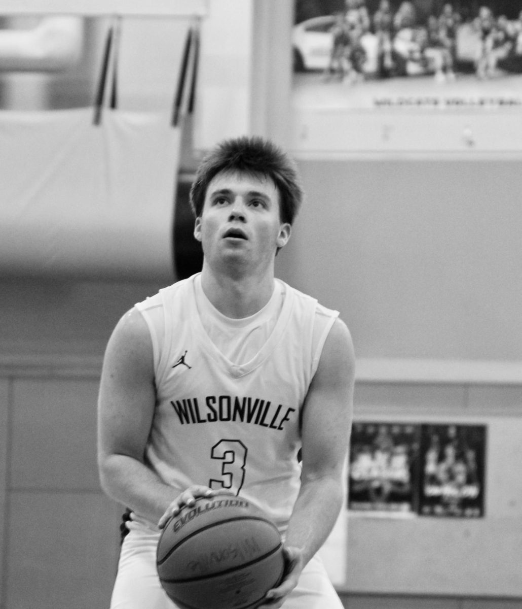 Cole Hammock, a senior, takes a shot at the rim. This season, the Wildcats hope to repeat their championship runs from years past and bring home hardware at the end of the season.