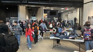 Held within Wilsonville High School's Performing Arts Center, the Pop-Up Thrift was able to welcome an incredibly large crowd. Bringing in both community members and students, the Leadership 2 class laid out many clothing items for visitors to purchase.