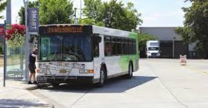 Wilsonville SMART bus that our students at Wilsonville High School use as their public transportation.