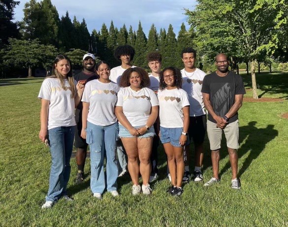 Wilsonville High School's BSU club proudly stands together, showing their dedication and commitment to making a difference. These students are paving the way for a brighter a future.